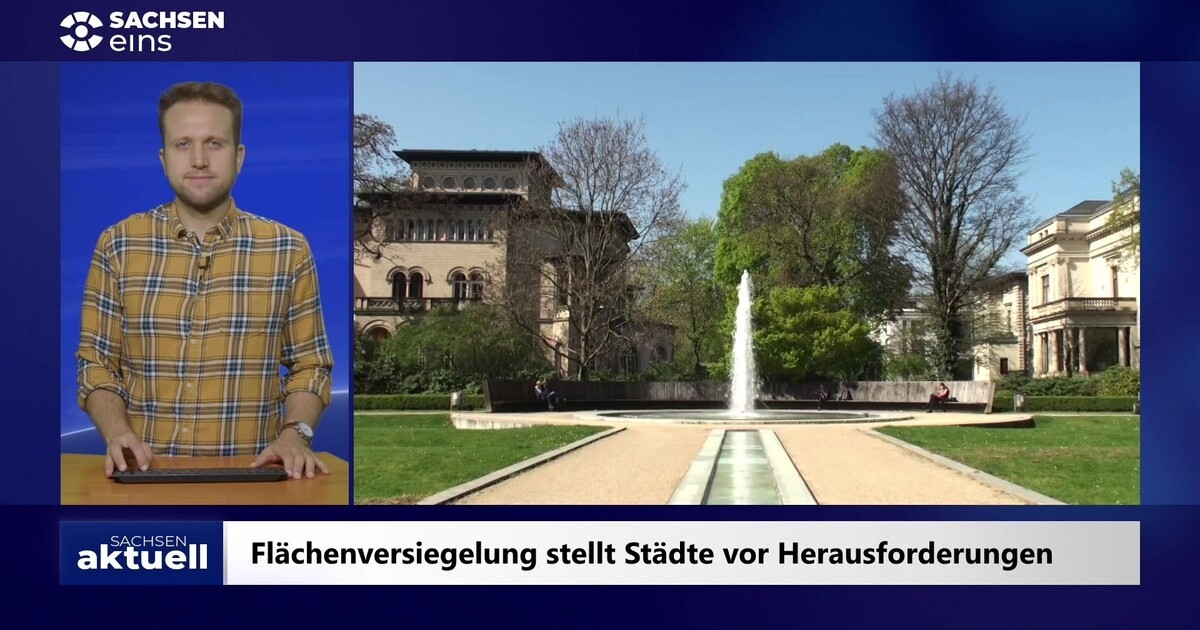 Flächenversiegelung stellt Städte vor Herausforderungen SACHSEN FERNSEHEN