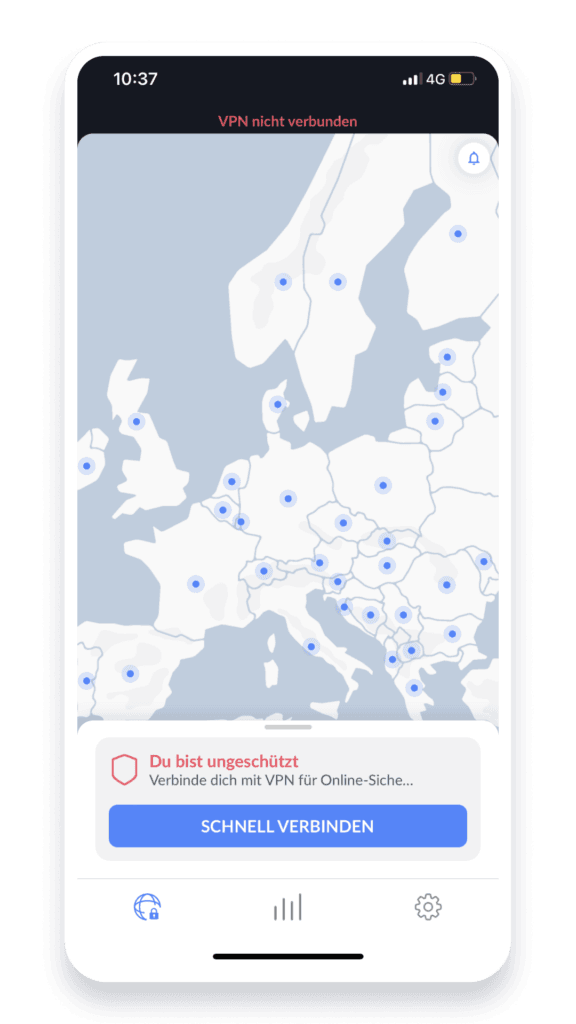 Mit NordVPN sicher und anonym streamen.