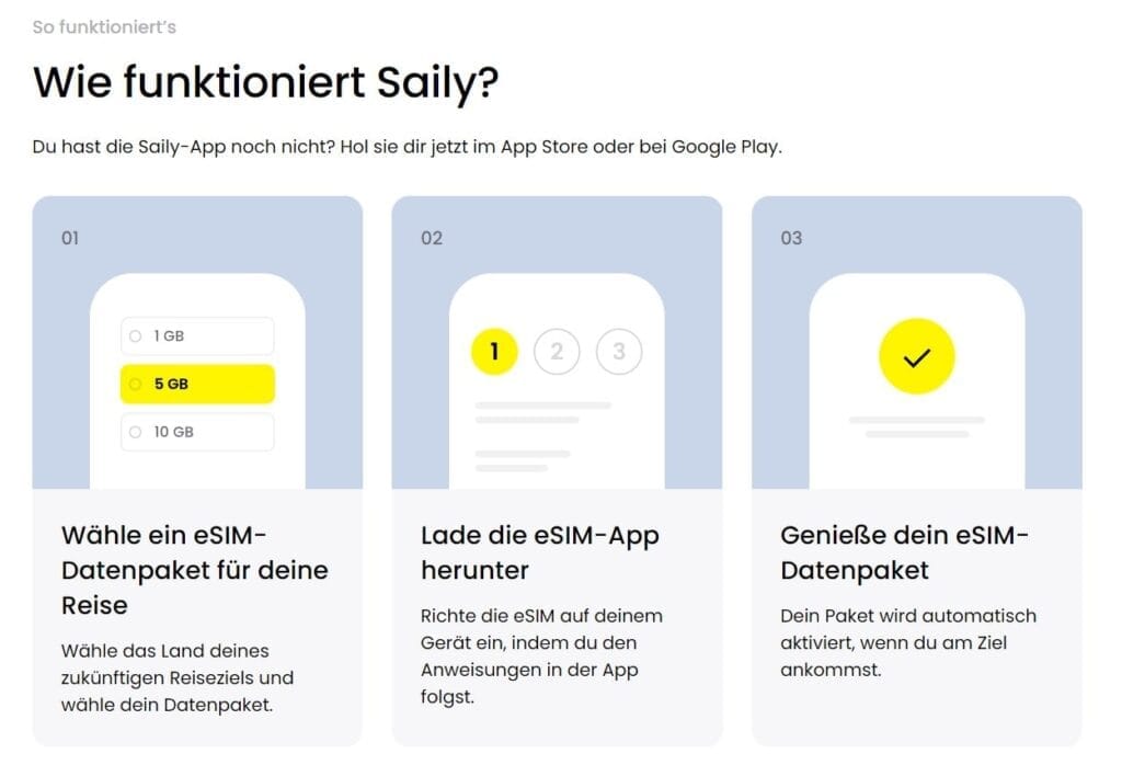 So installierst du die Saily eSIM.