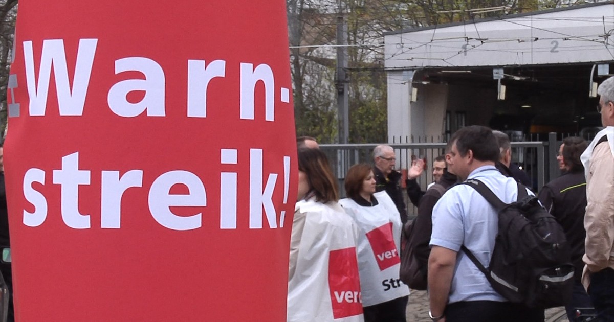 Starke Einschränkungen durch Streik im ÖPNV SACHSEN