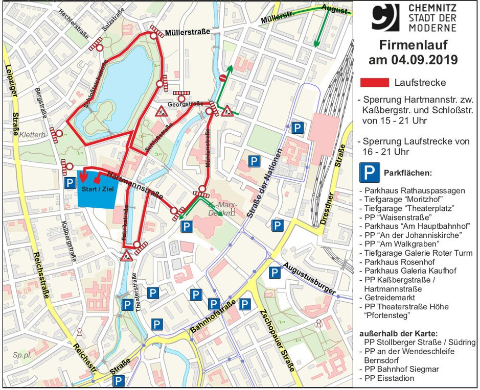 Straßensperrungen zum Firmenlauf | SACHSEN FERNSEHEN